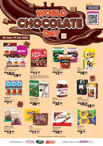 Iklan Aeon - World Chocolate Day Specials